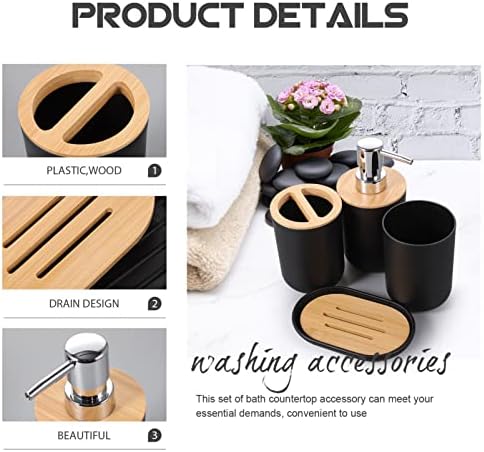 Stylish Bathroom Accessory Set 4-piece