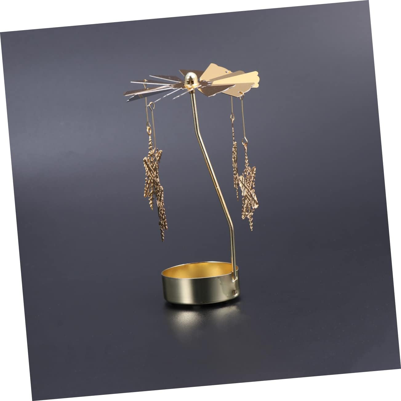 LIFKICH Snowflake Windmill Candleholder