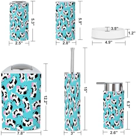 Charming 6-Piece Bathroom Set with Kids Design
