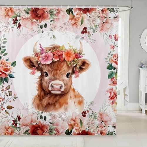 Feelyou Cute Highland Cow 72x72 inches