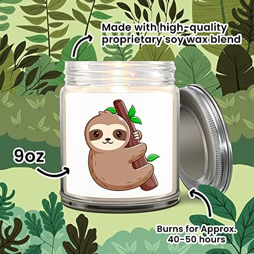 1OAK Sloth Candle - Lavender for Women - Made in USA