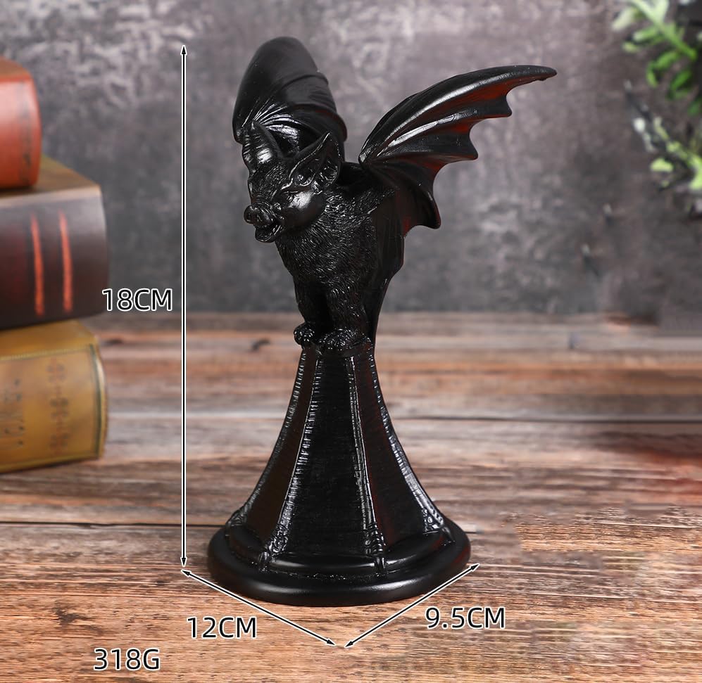 Gothic Halloween Candlestick Holder