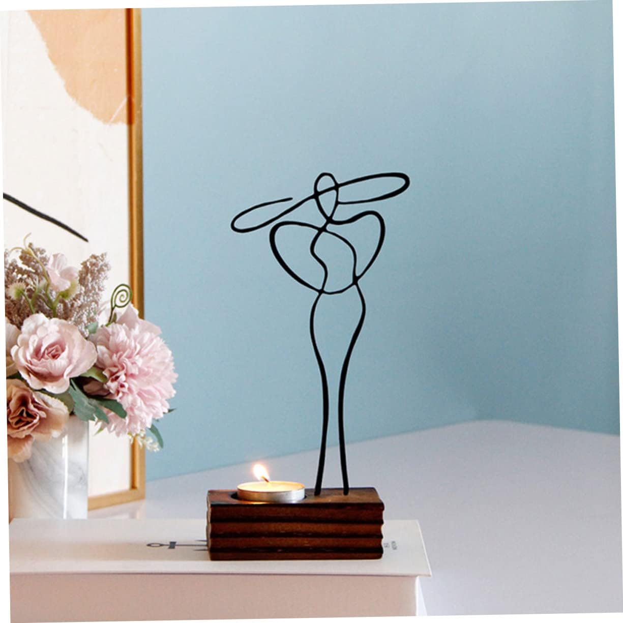 Rustic Gothic Candlestick Ornament