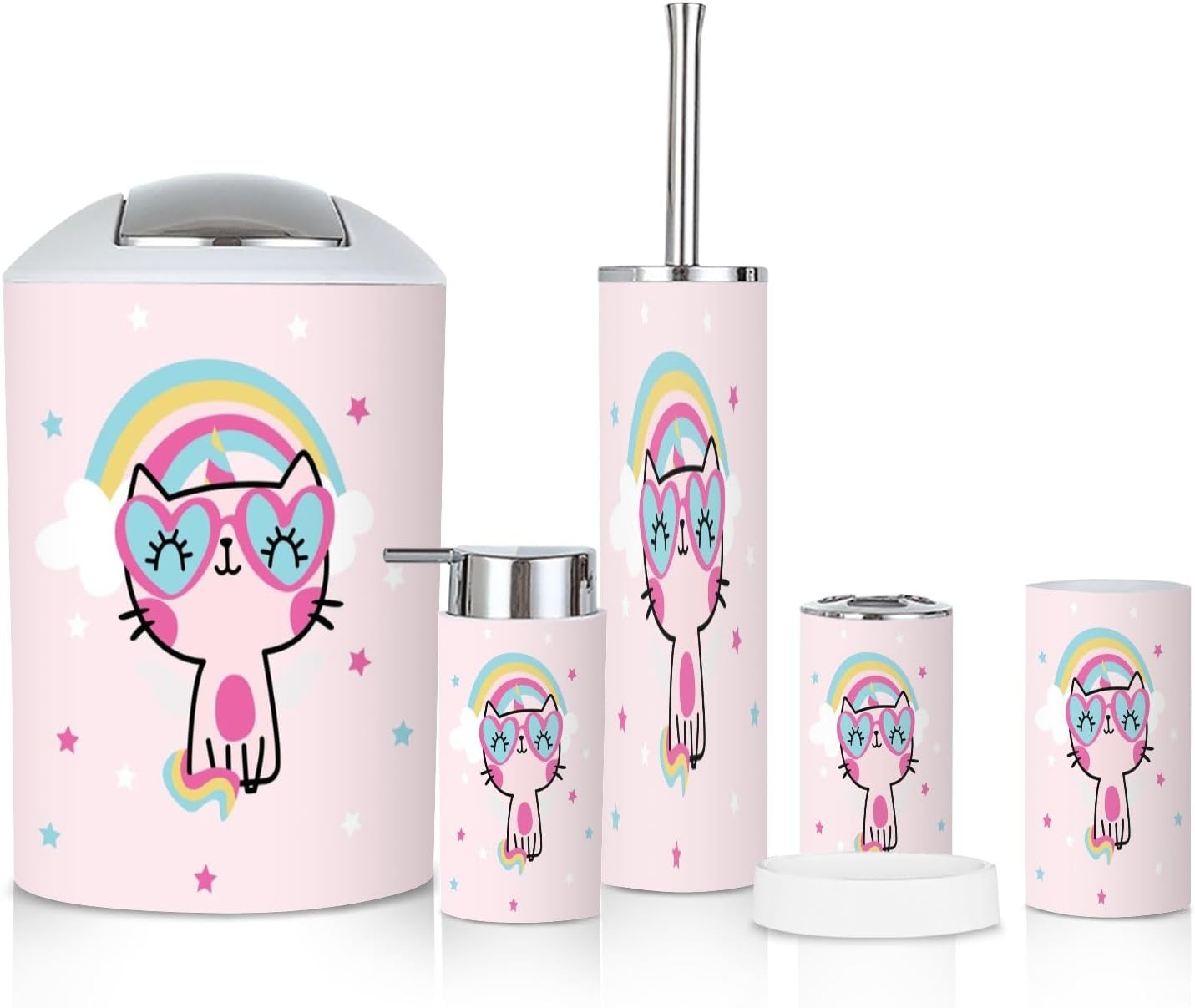 6-Piece Bathroom Accessories Set GISGBJW
