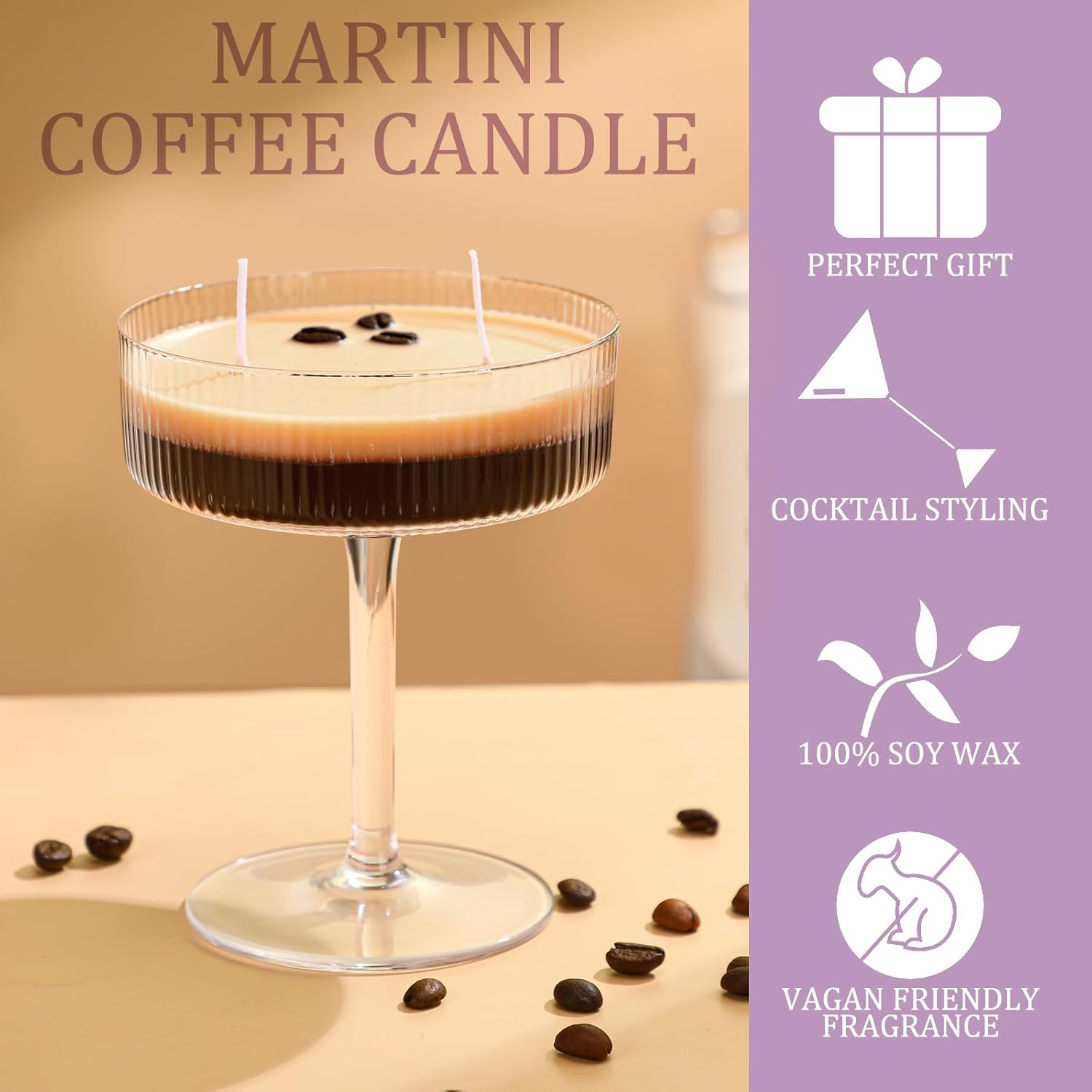 Elegant Espresso Martini Candle for Coffee Lovers