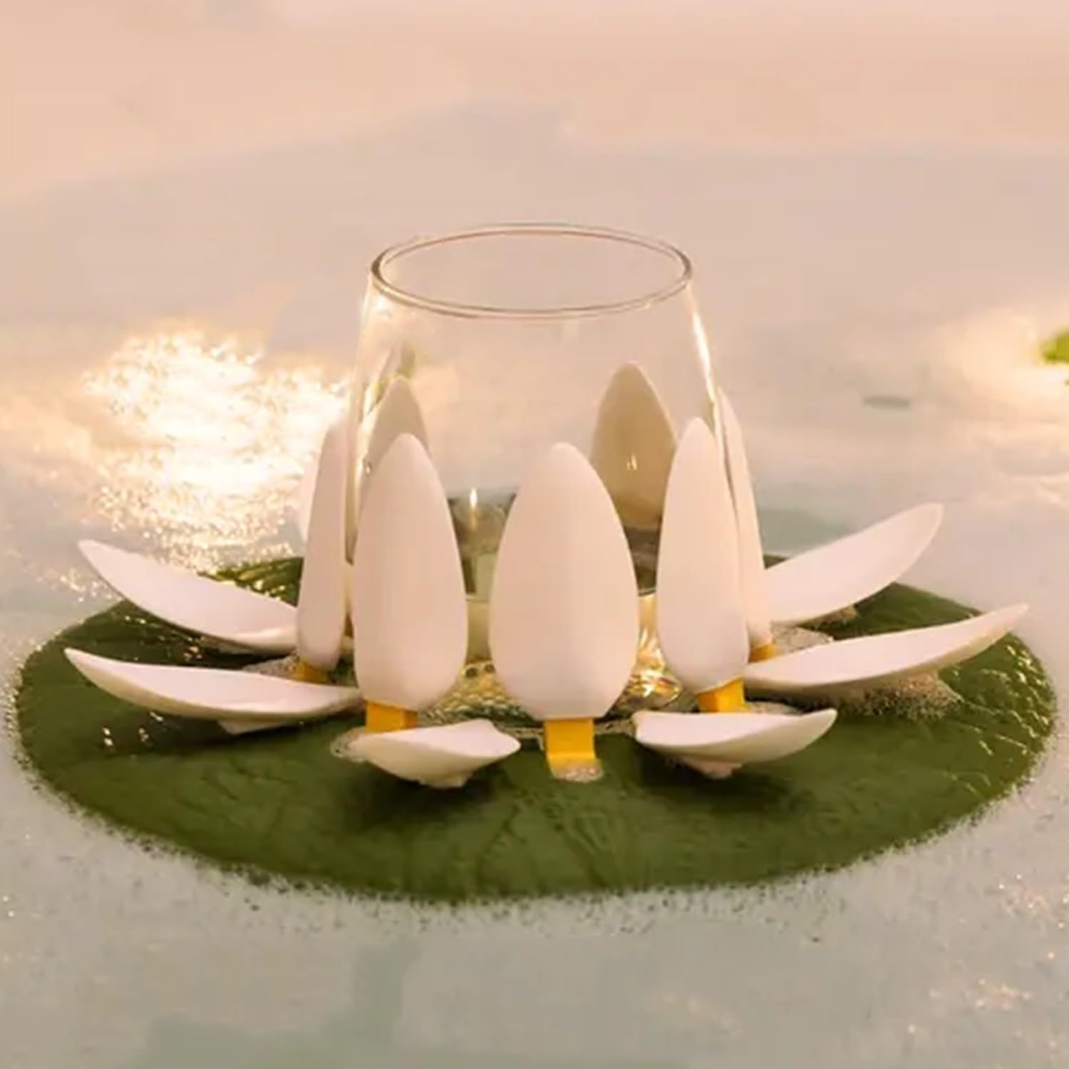 Bath Dela Lotuswine Candle Tealight Stand Relaxing Design