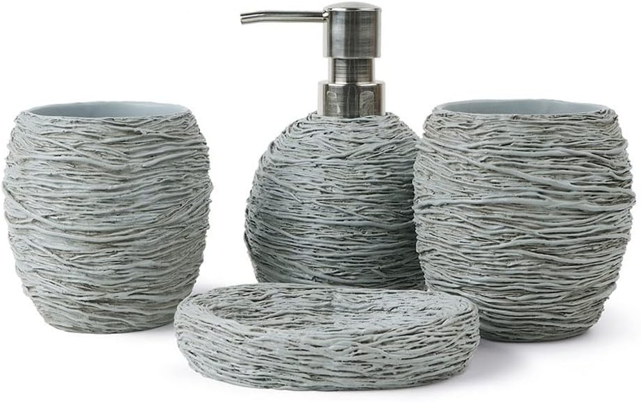Moisture Four-Piece Soap Dispenser Set Bathroom Accessories