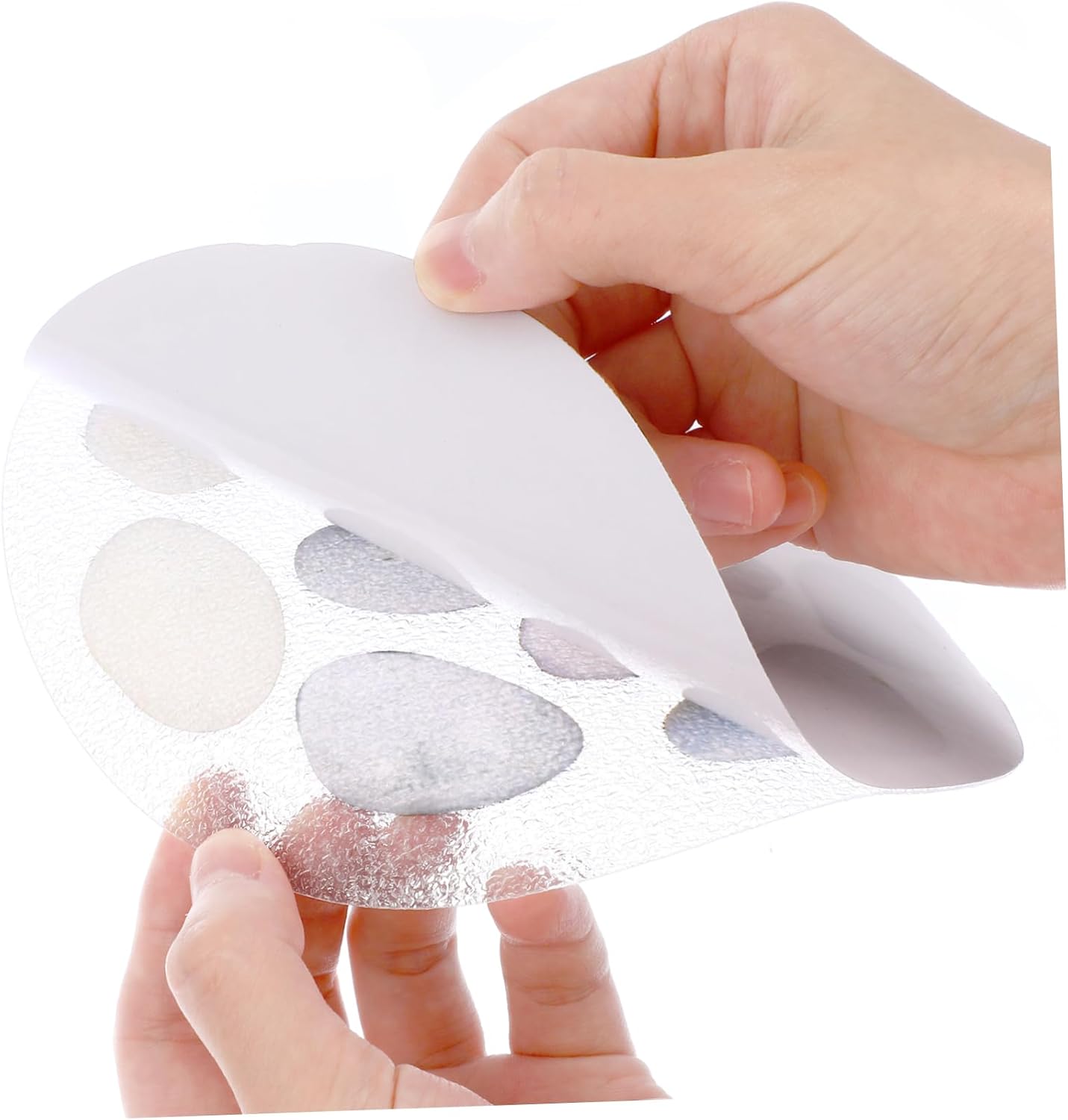 VOSAREA Diameter Stone Pattern Bath Slip Stickers