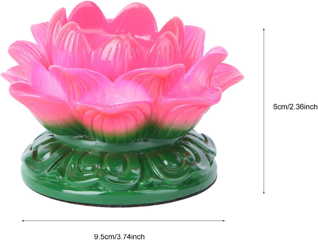 Ghee Lamp Holder Elegant Petroleum Resin Table Centerpiece for Home Events