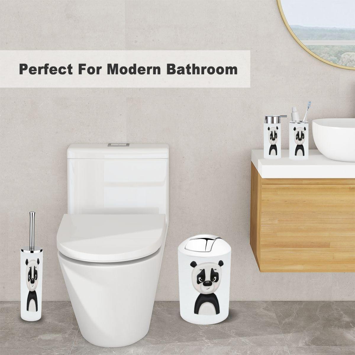 Sturdy 6-Piece Home Decor Organization