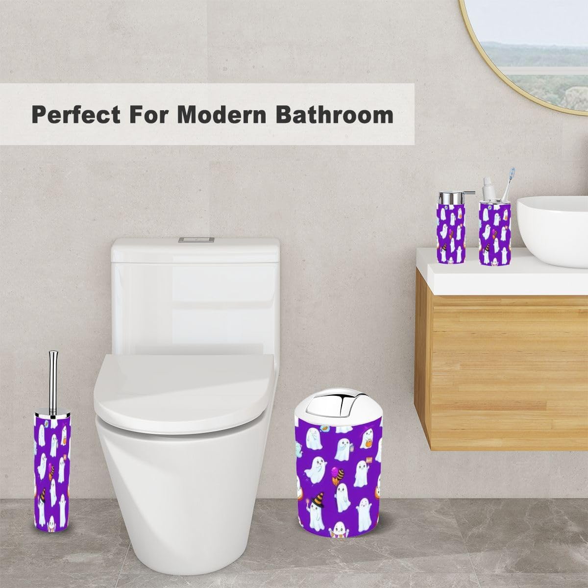 6-Piece Halloween Bathroom Set