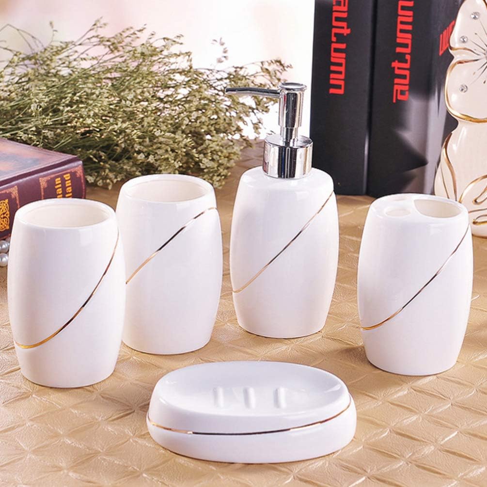SOLUSTRE 5-Piece Compact Bath Set