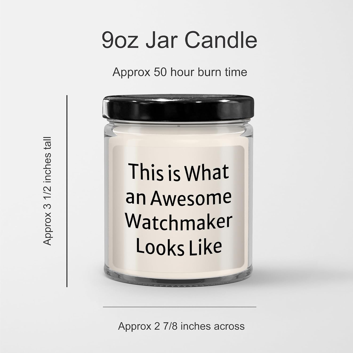 Watchmakers Gift 9oz Vanilla Soy Candle
