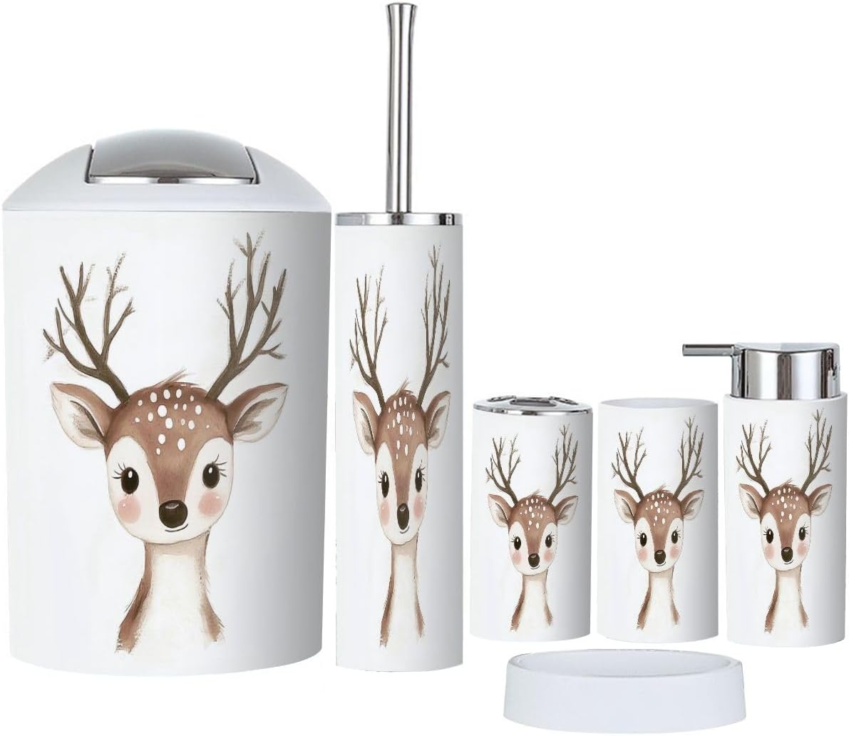 Bathroom Accessory Set - Boho Style Inserts for Cleanse Style Your Baath