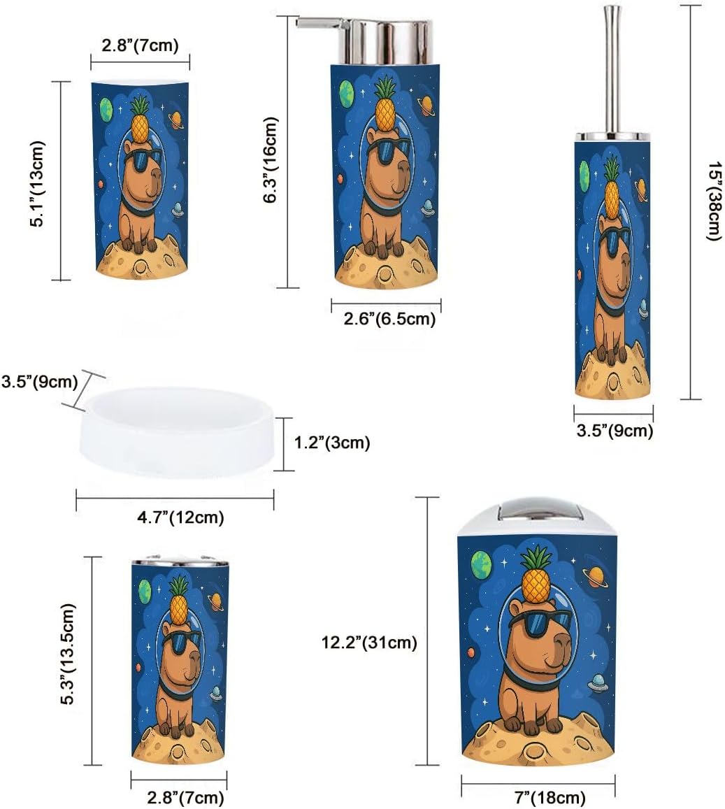 Bathroom Accessory Set Boho Design