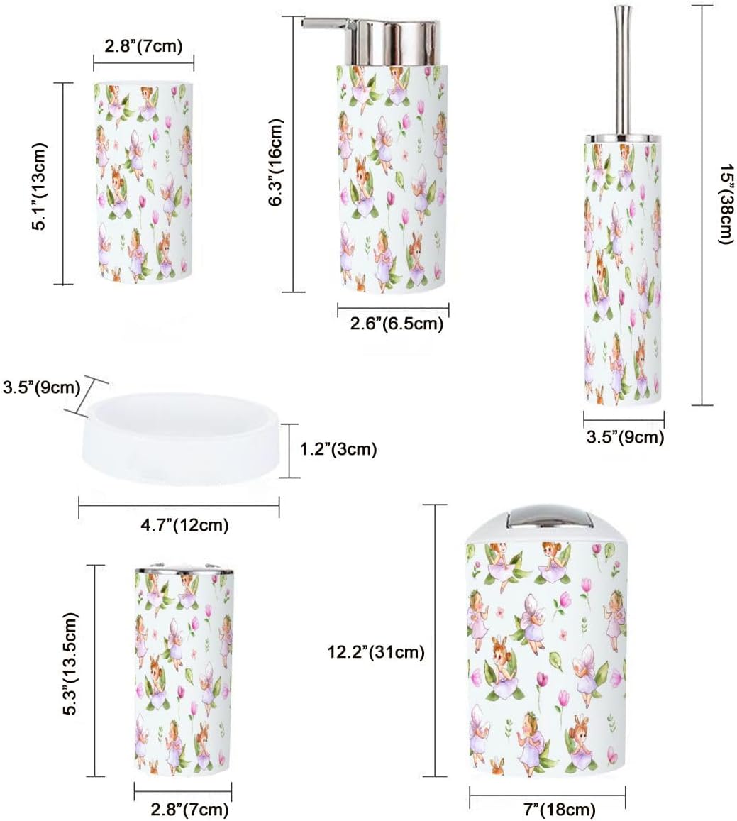 Essential 6-Piece Bathroom Set stylish functional design
