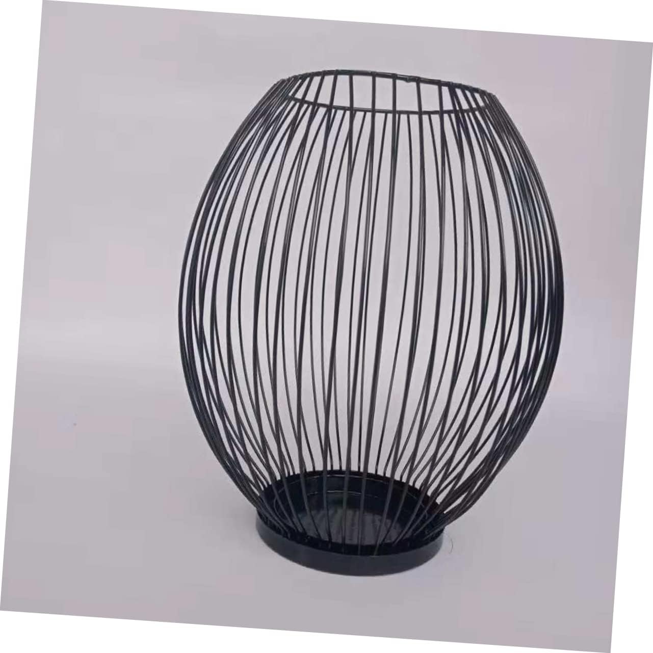 Elegant Wrought Iron Candle Holder for Weddings and Farmhouse Style