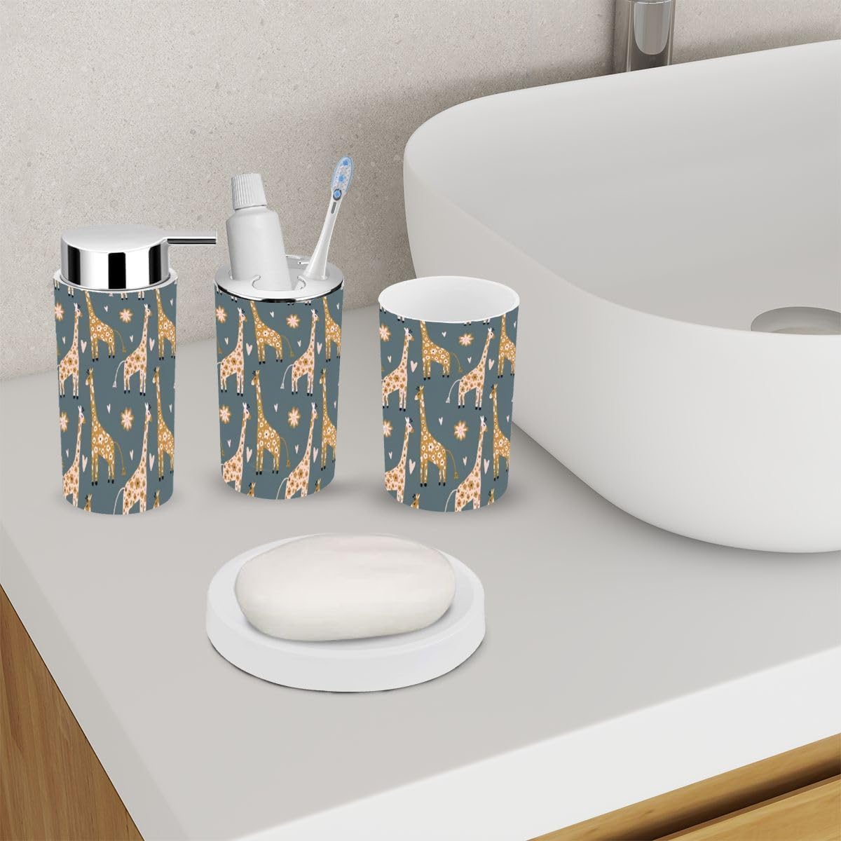 Sturdy Multi-Functional Bathroom Accessories Set for Home Kitchen