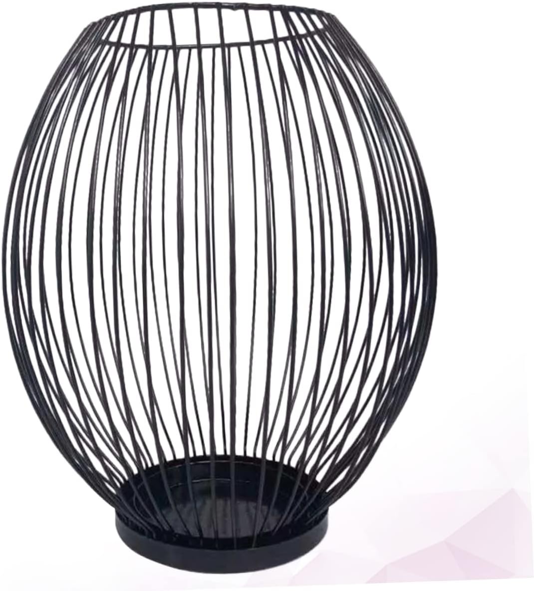 Elegant Wrought Iron Candle Holder for Weddings and Farmhouse Style