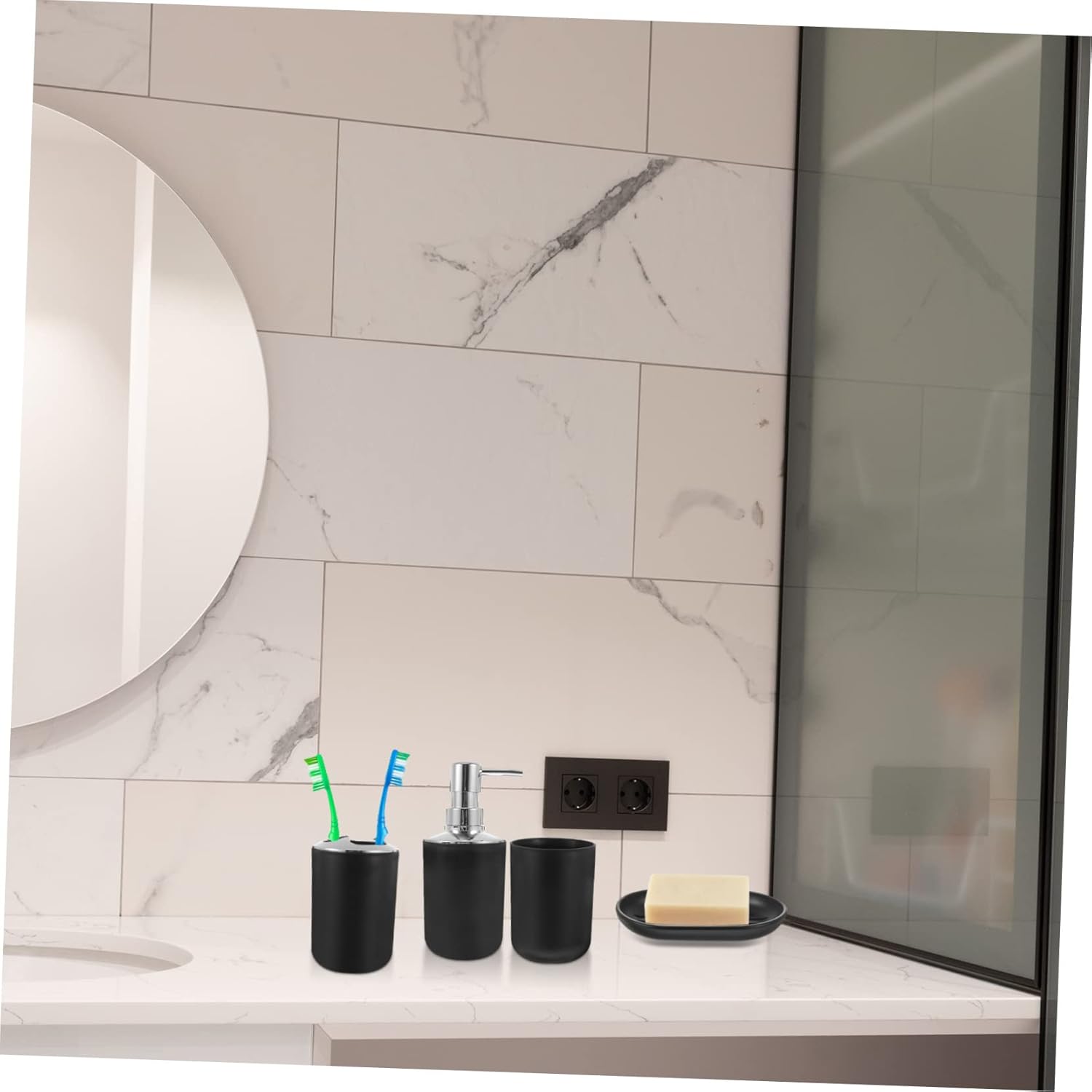 Versatile Bathroom Accessory Set from ToppersFun
