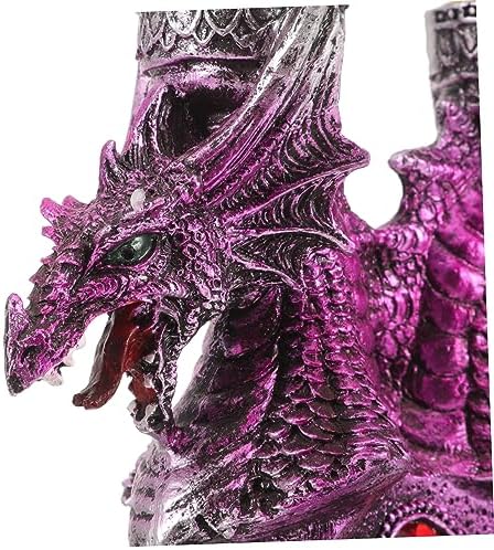 HOLIDYOYO Resin Dragon Candle Holder 1pc- Halloween Table Decor