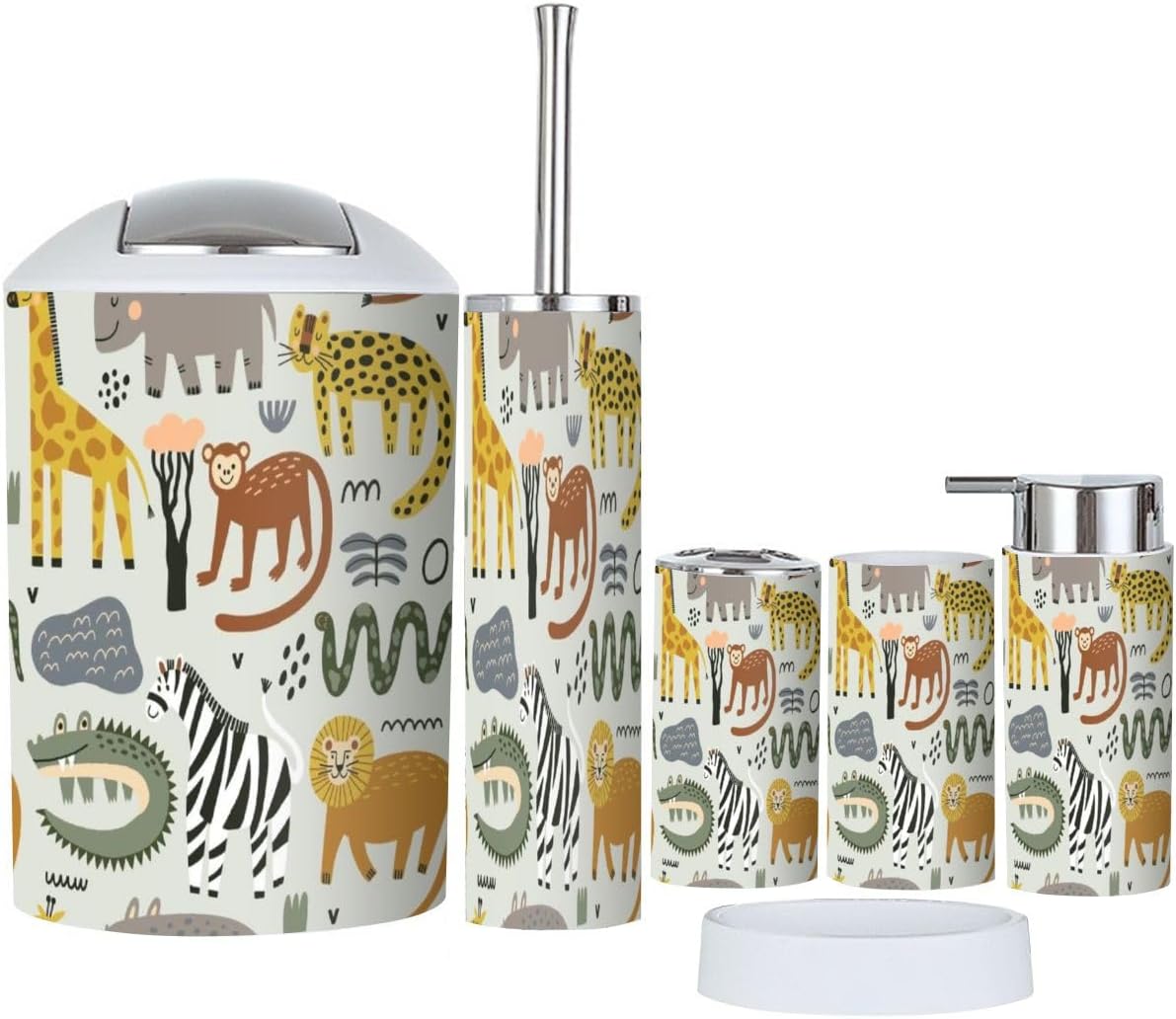 Bathroom Compact Set Modern Style for Home Travel Use