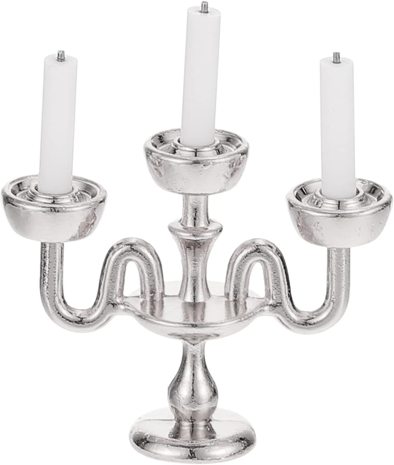 Mini Candlestick Lifelike Design Gothic Householder for Birthdays and More