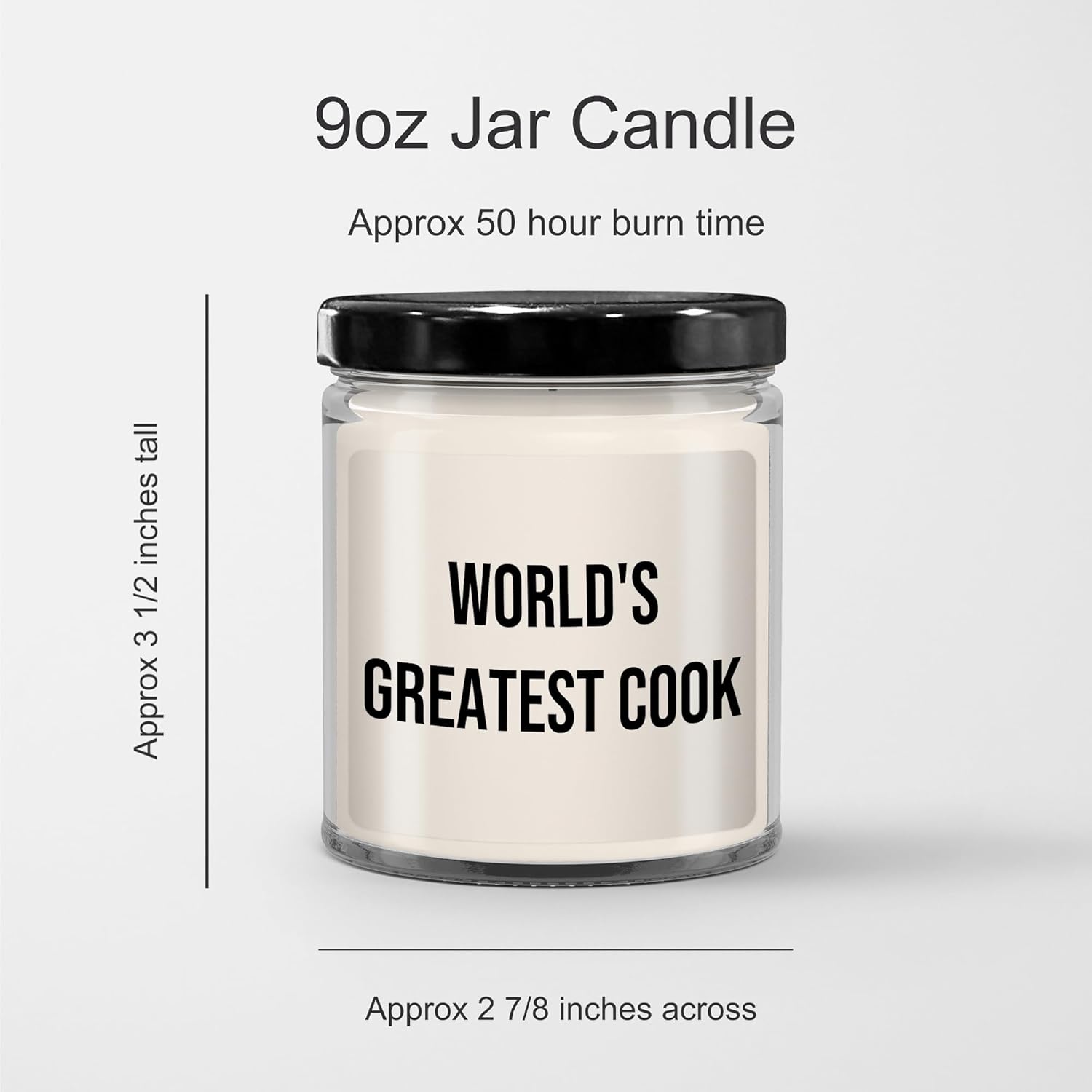 Worlds Greatest Cook Vanilla Soy Candle