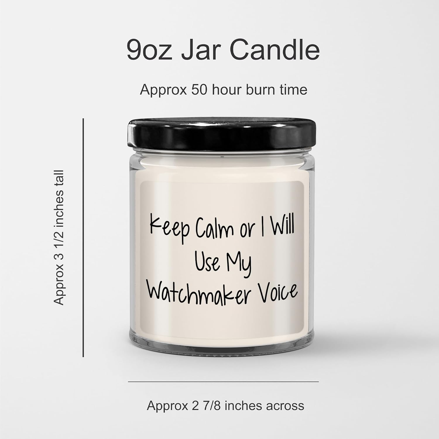 Watchmakers Vanilla Soy Candle Gift for a Cheery Christmas