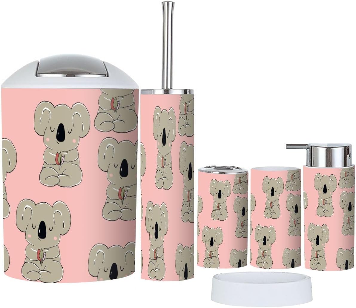 Colorful Koala Bathroom Set