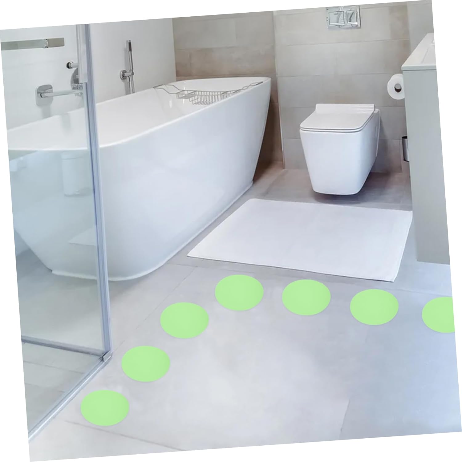 ABOOFAN 20-Piece Bathtub Stair Skid Stickers - Non-Slip for Home Use