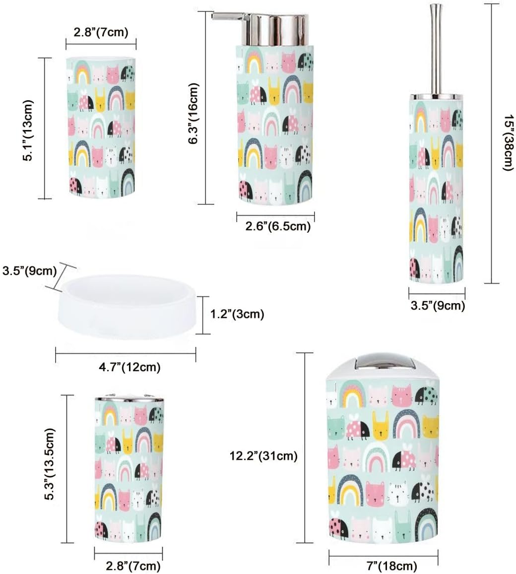 Bam-Bam Brian 6-Piece Bathroom Set