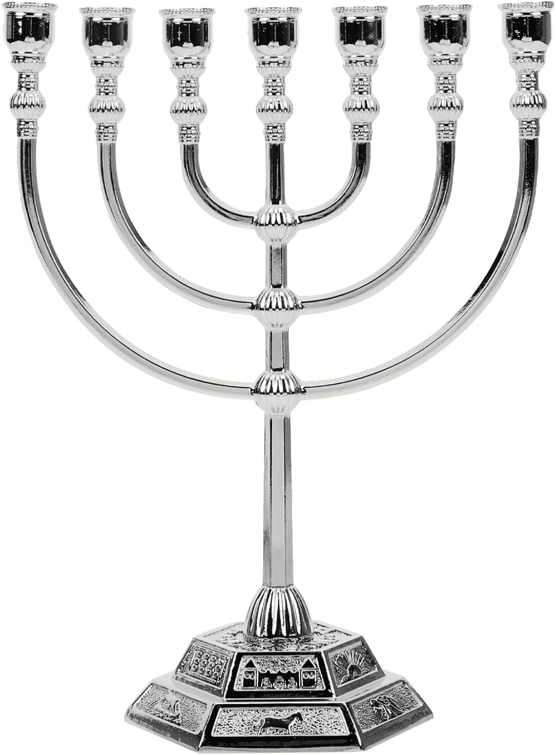 VOSAREA Vintage Seven Candle Holder Ornament