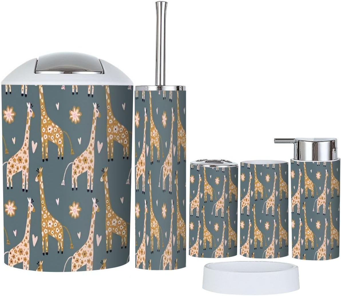 Sturdy Multi-Functional Bathroom Accessories Set for Home Kitchen