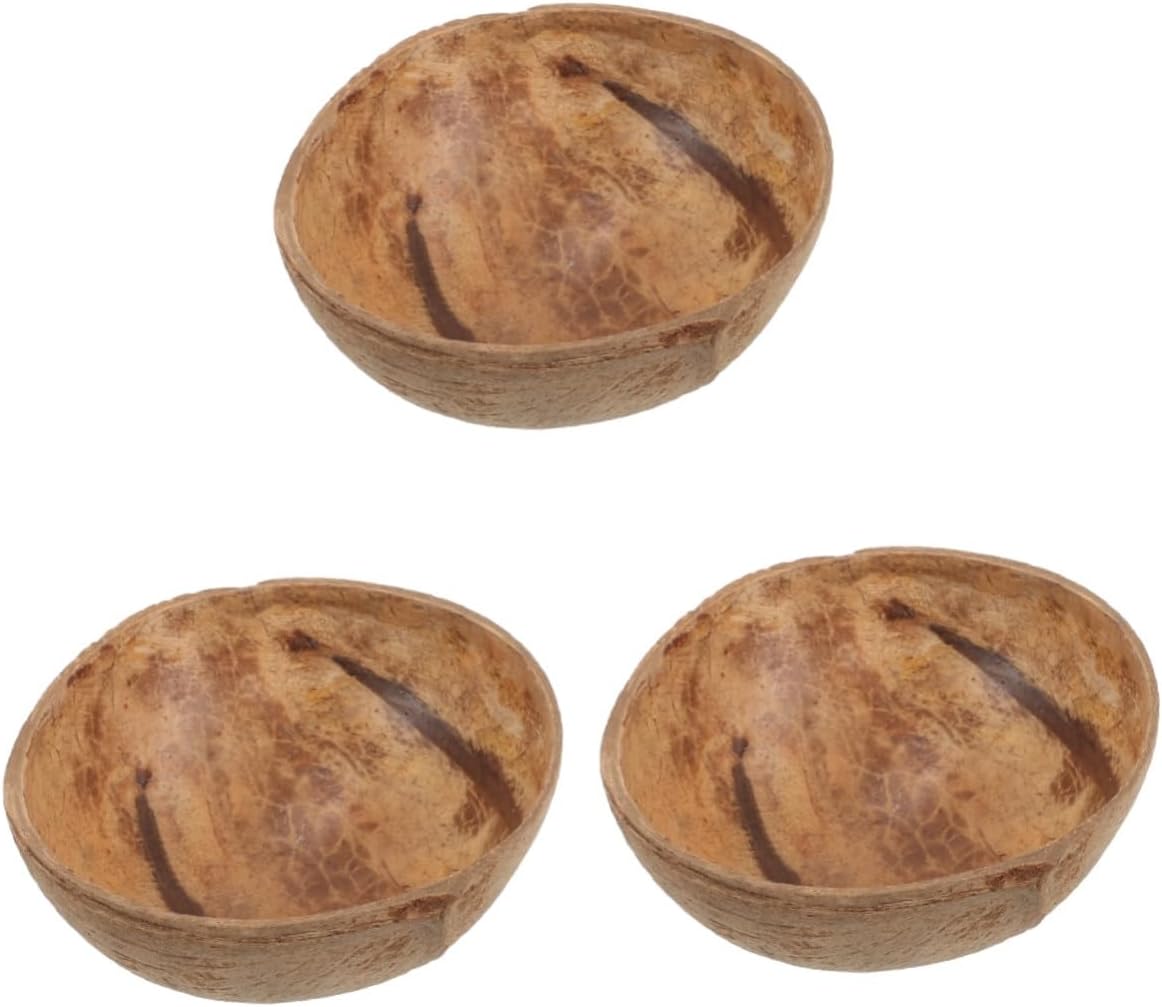 DIYEAH 3pcs Coir Candle Cups Shell Holders