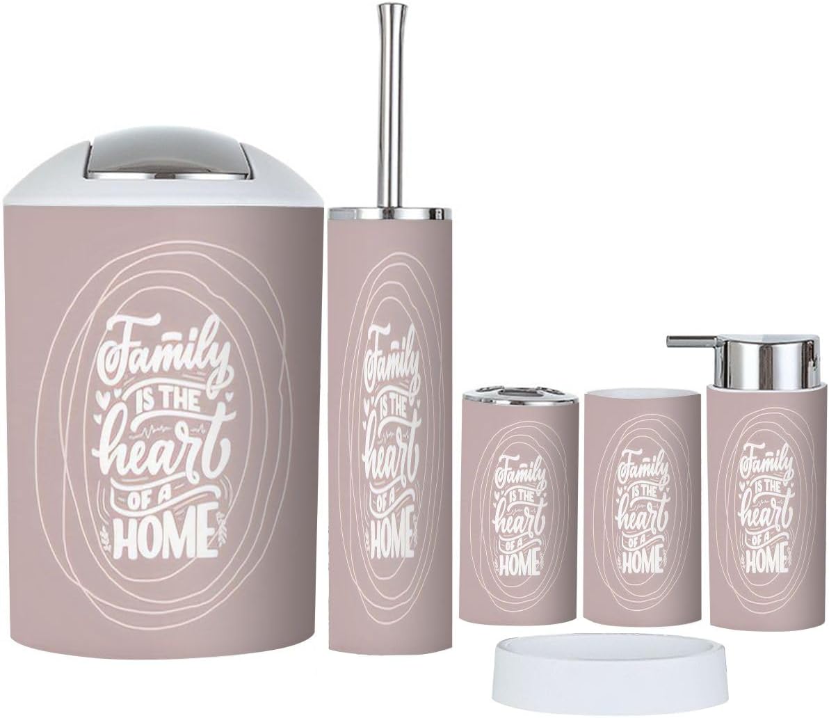 Modern 6-Piece Bathroom Set Home Sweet Home Design