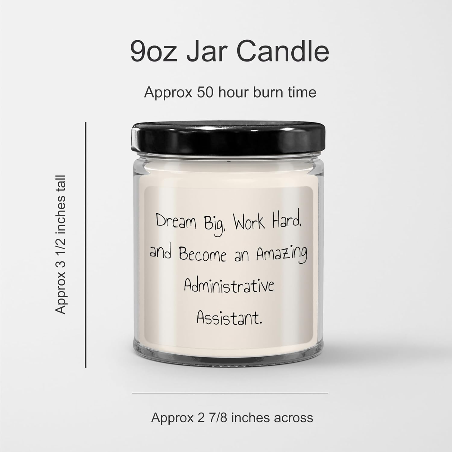 Administrative Assistants Motivational Candle