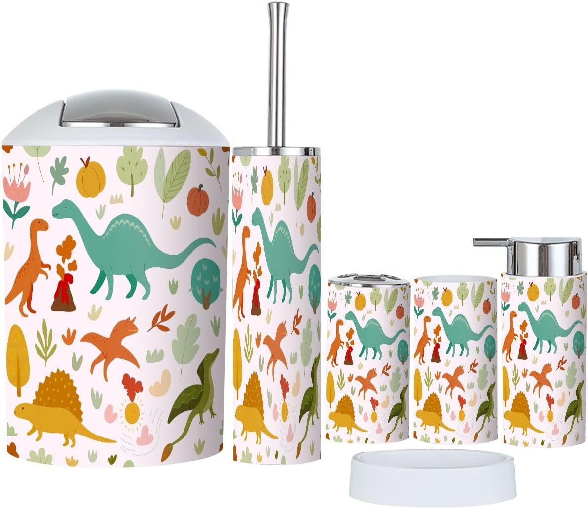 Cozy Boho Style Bathroom Accessory Set