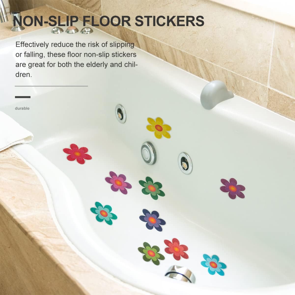 VOSAREA bathtub slipper stickers