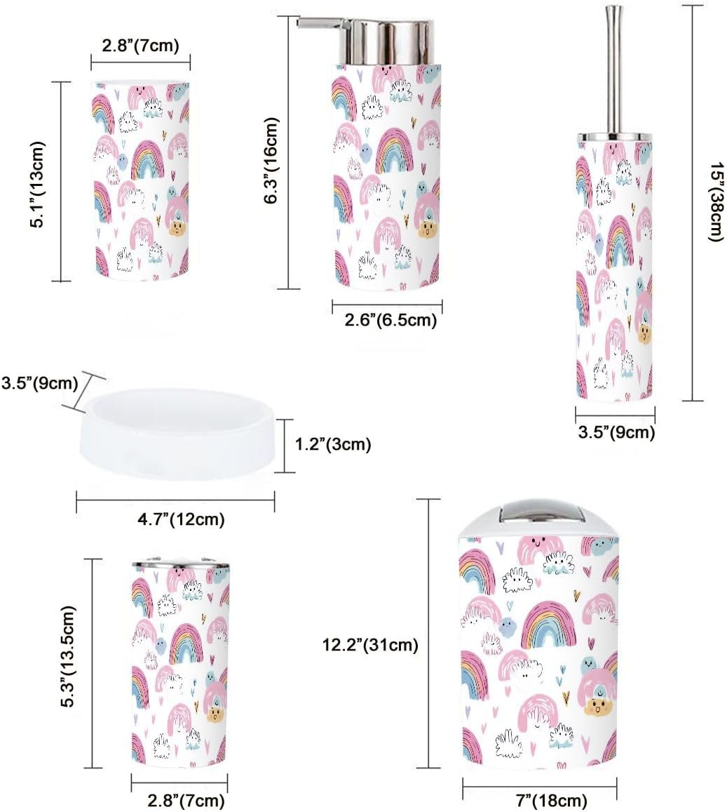 Bathroom Accessory Bohemian Set