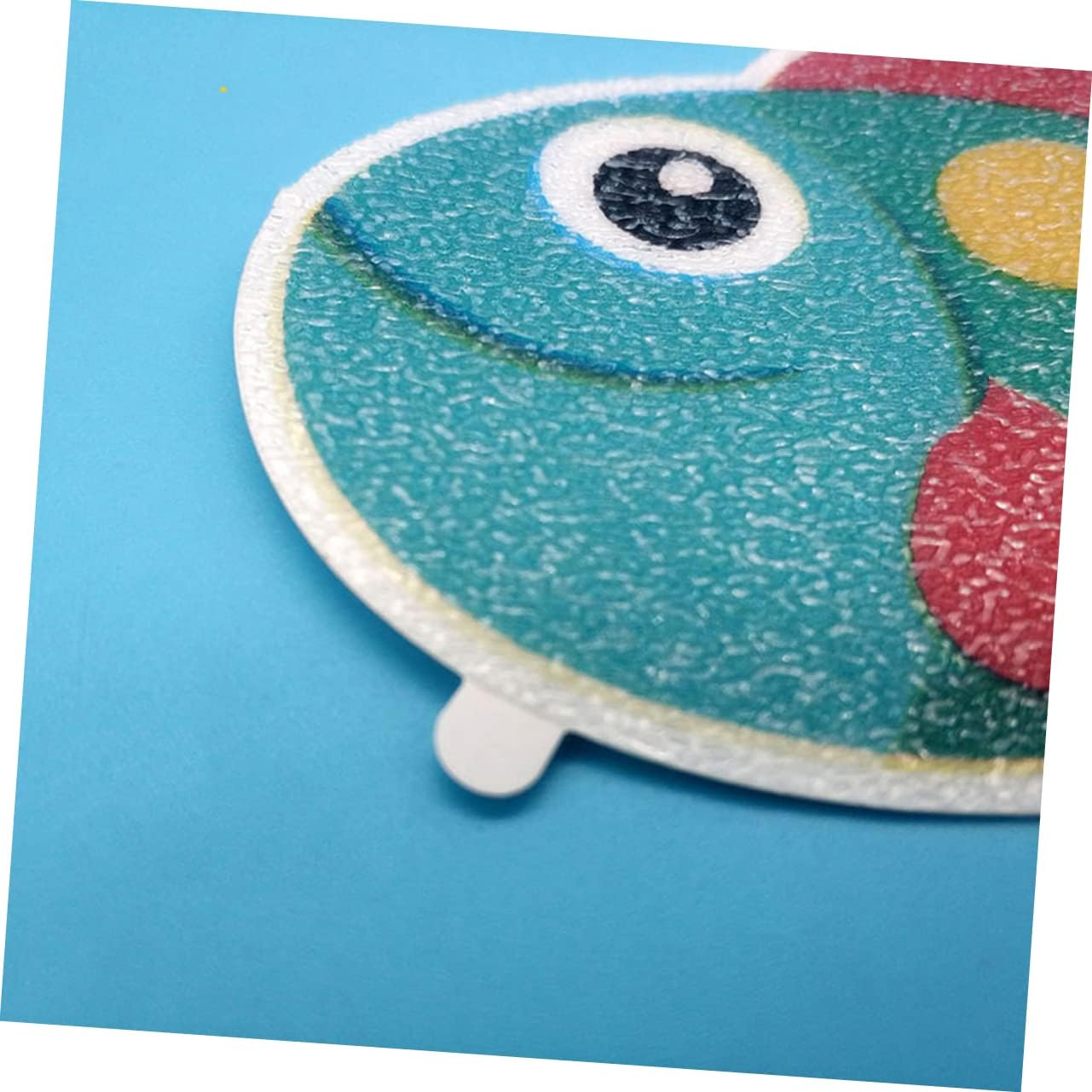 Ensure safe fun with 5Pcs Cartoon Fish Non Slip bathtub stickers