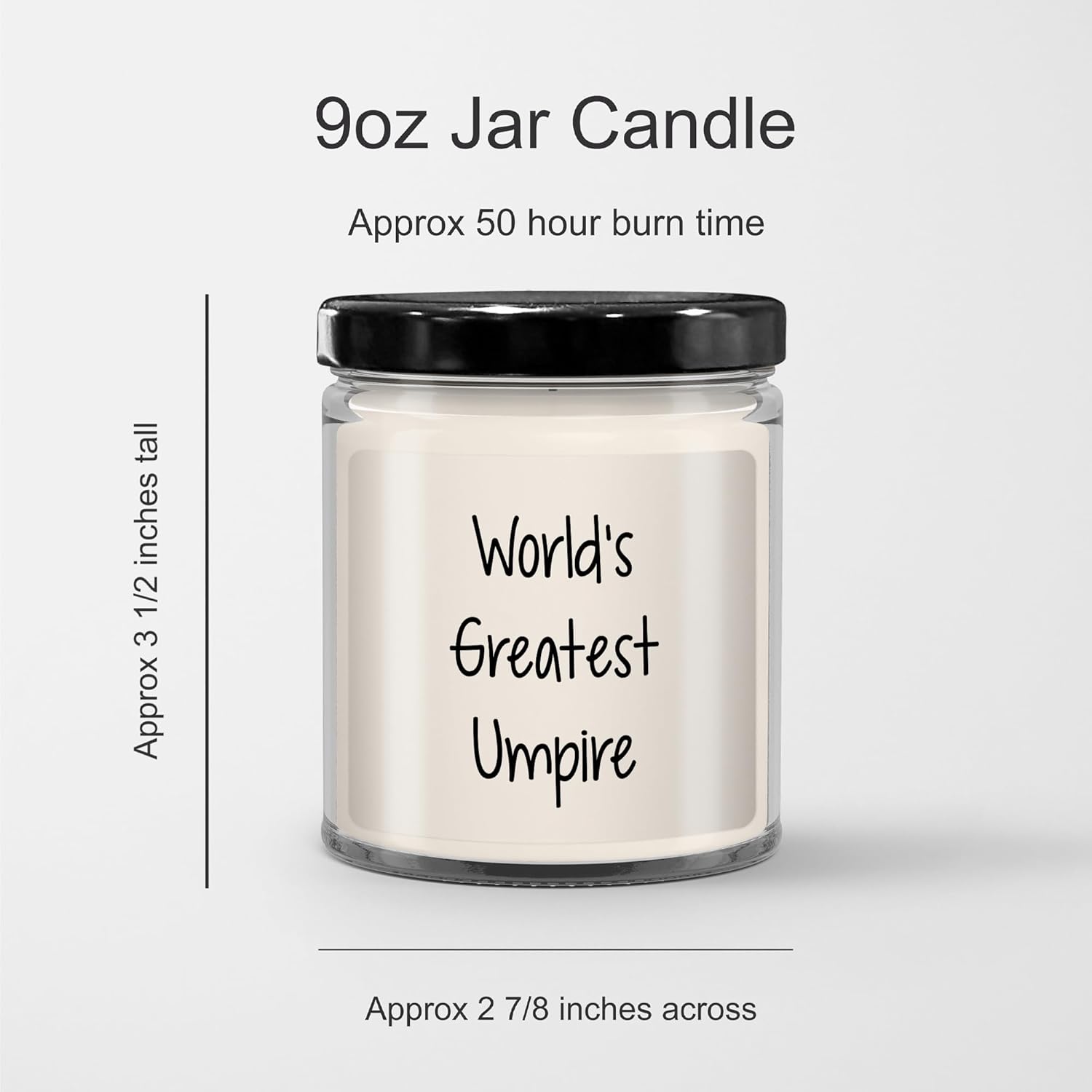 Worlds Greatest Umpire Vanilla Soy Candle
