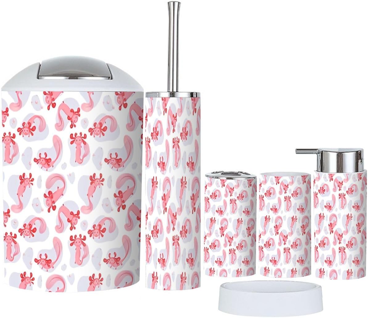Cute Pink Bathroom Set for Daily Use