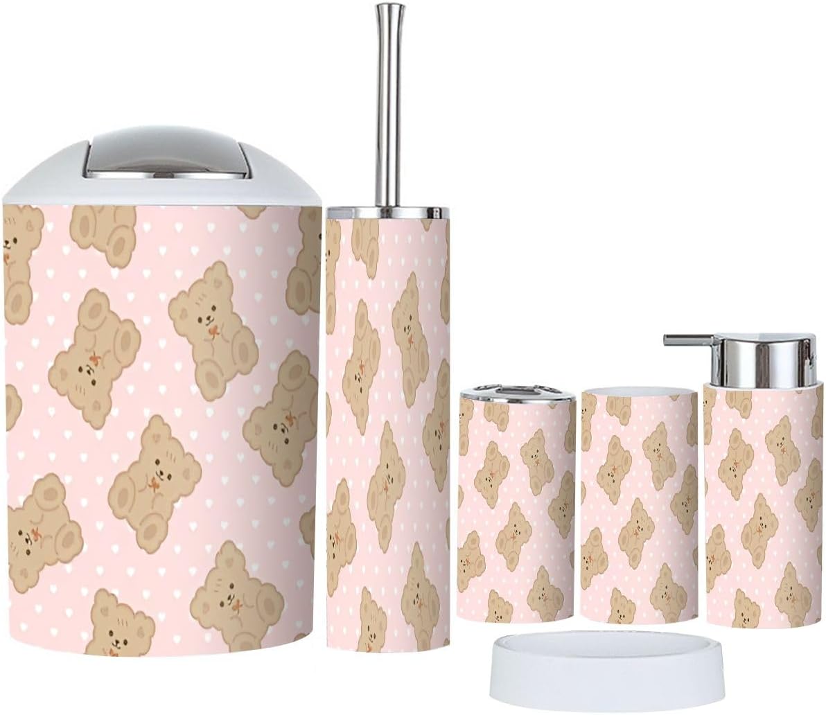 Cute Kawaiiopts for Bathroom Accessories Set