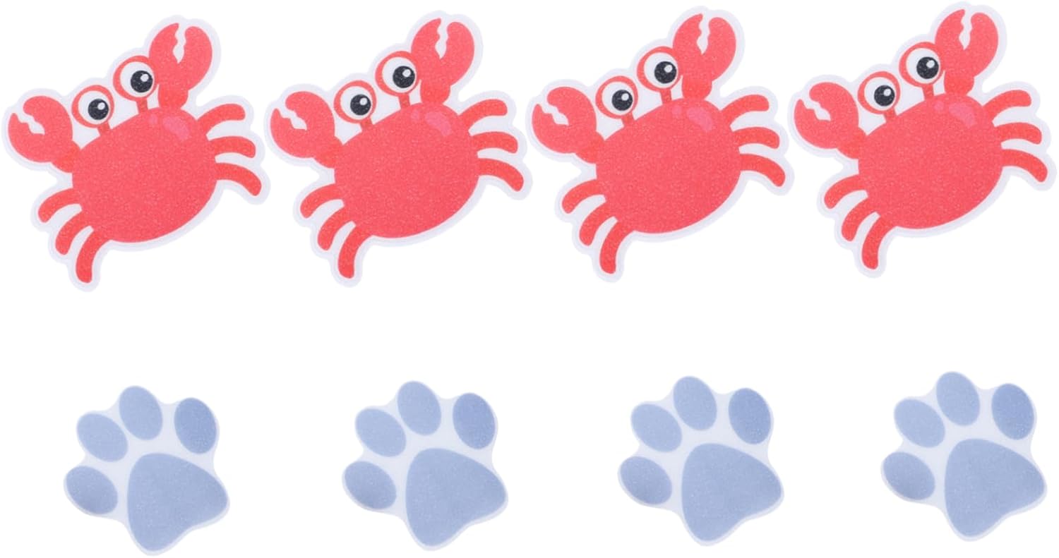 Frosted Anti-Slip Tub Stickers 8pcs Peva Material