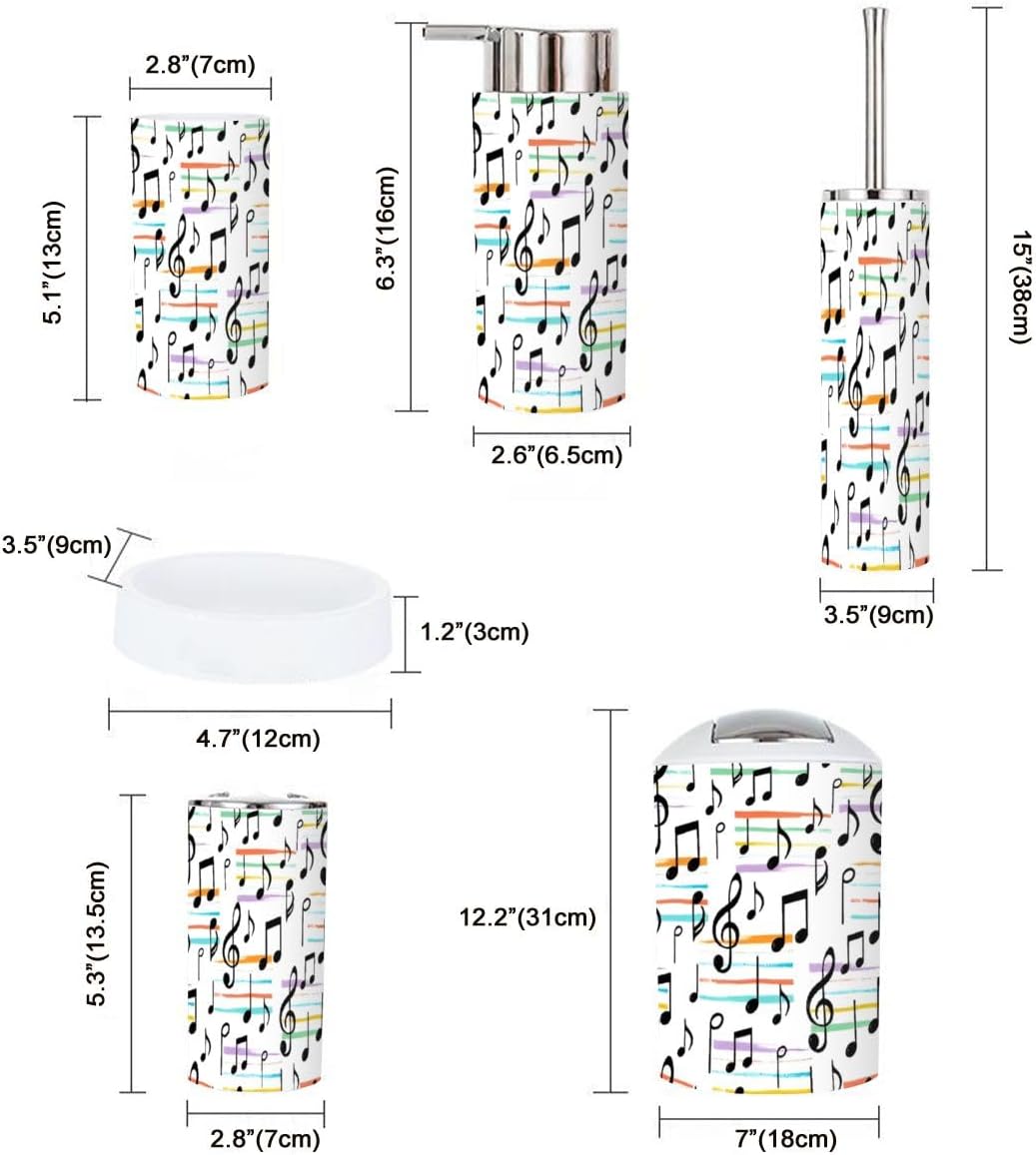 Bathroom Accessory Set for Clutter-Free Counter