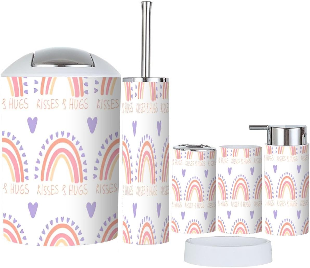 XNGJEMVWXOAesthetic 6-Piece Bath Set