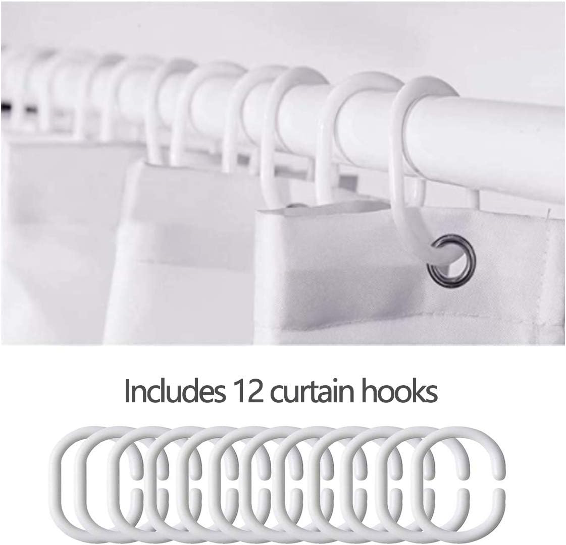 72 x 72 bath curtain set