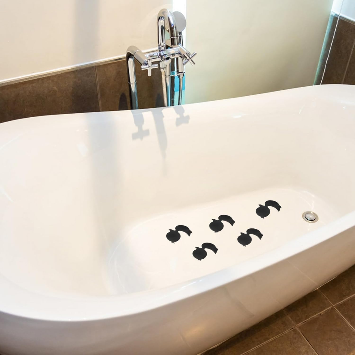 Zerodeko Cartoon Bathtub Decals for Kids