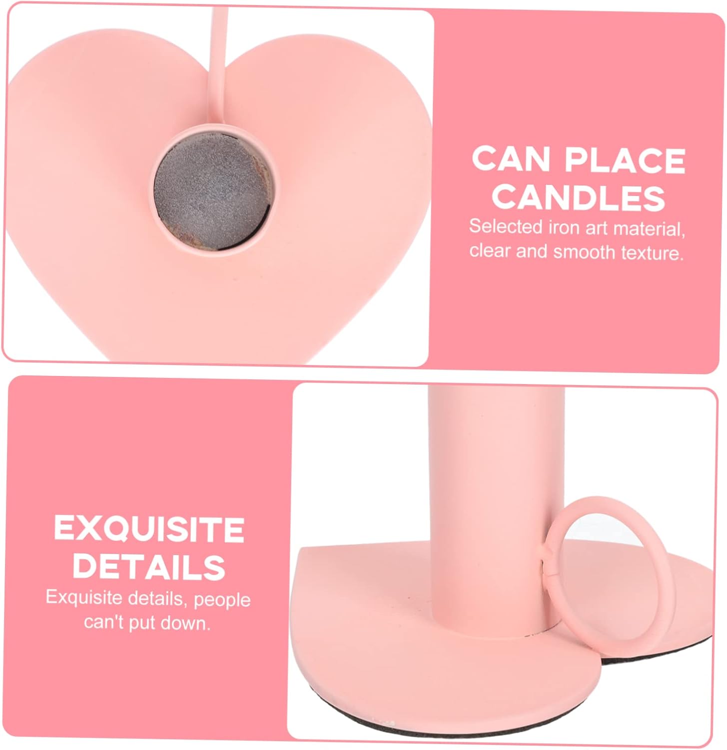 Prettyzoom Heart Candleholder Elegant Design